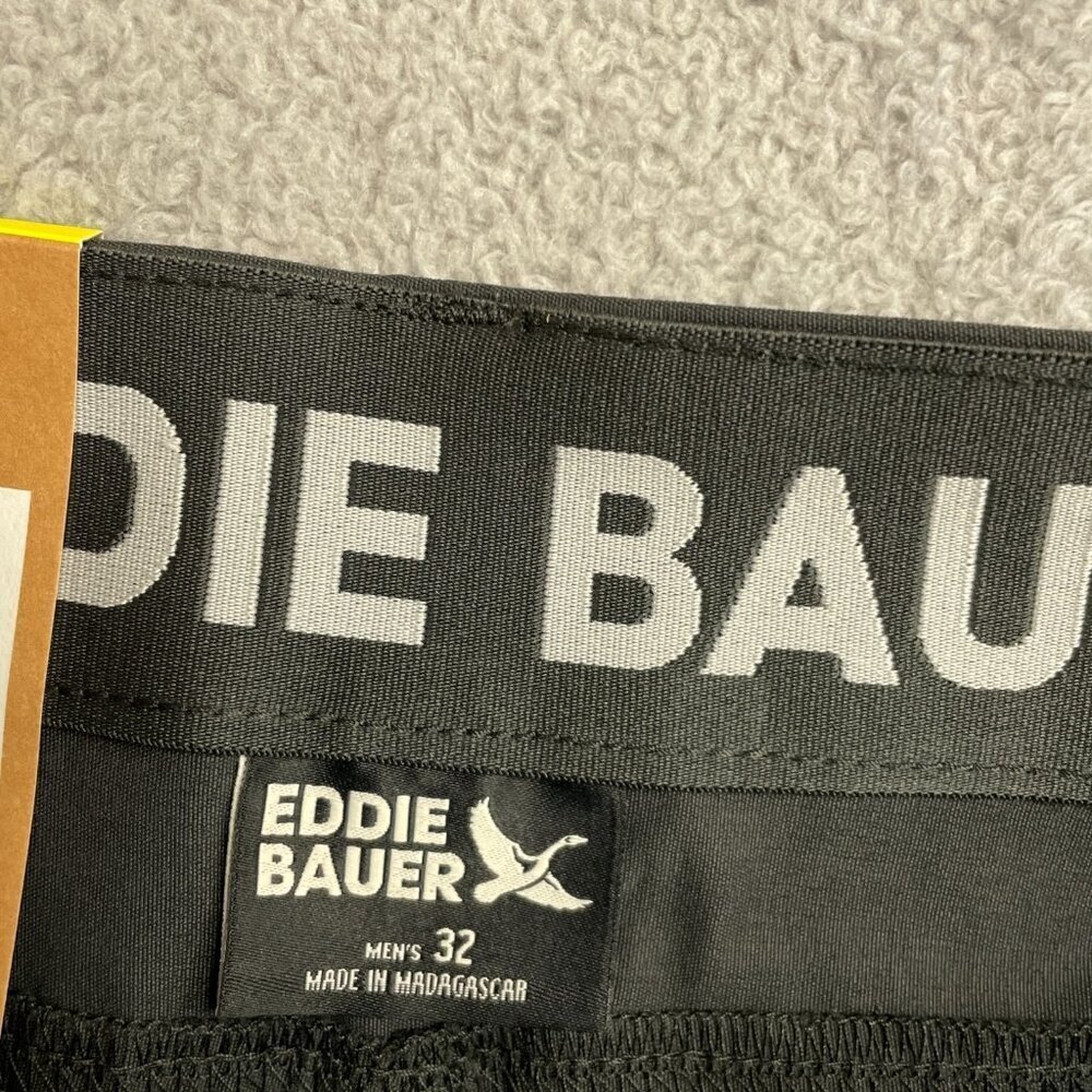 NEW Eddie Bauer Rainier 10” Tech Shorts Men’s 32 Cargo Outdoor Black - Picture 5 of 9